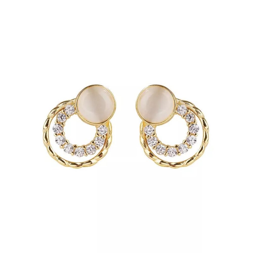 Pretty Opal S925 Dainty Earrings